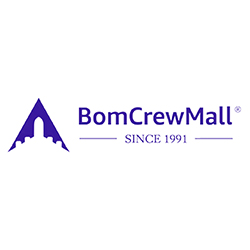 “BomCrewMall retail brand logo”